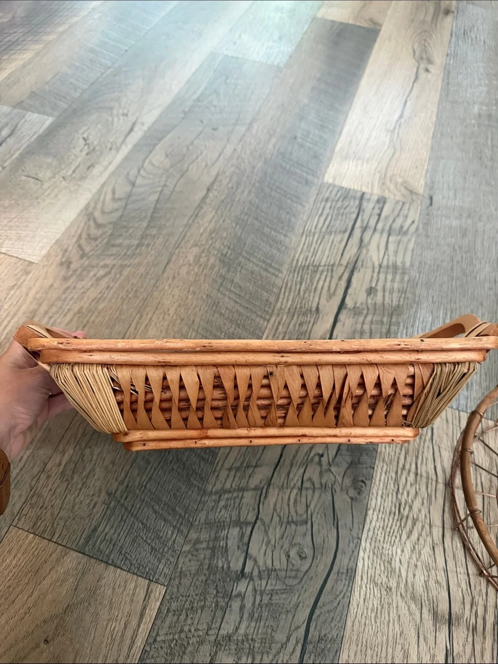 Lot vintage baskets